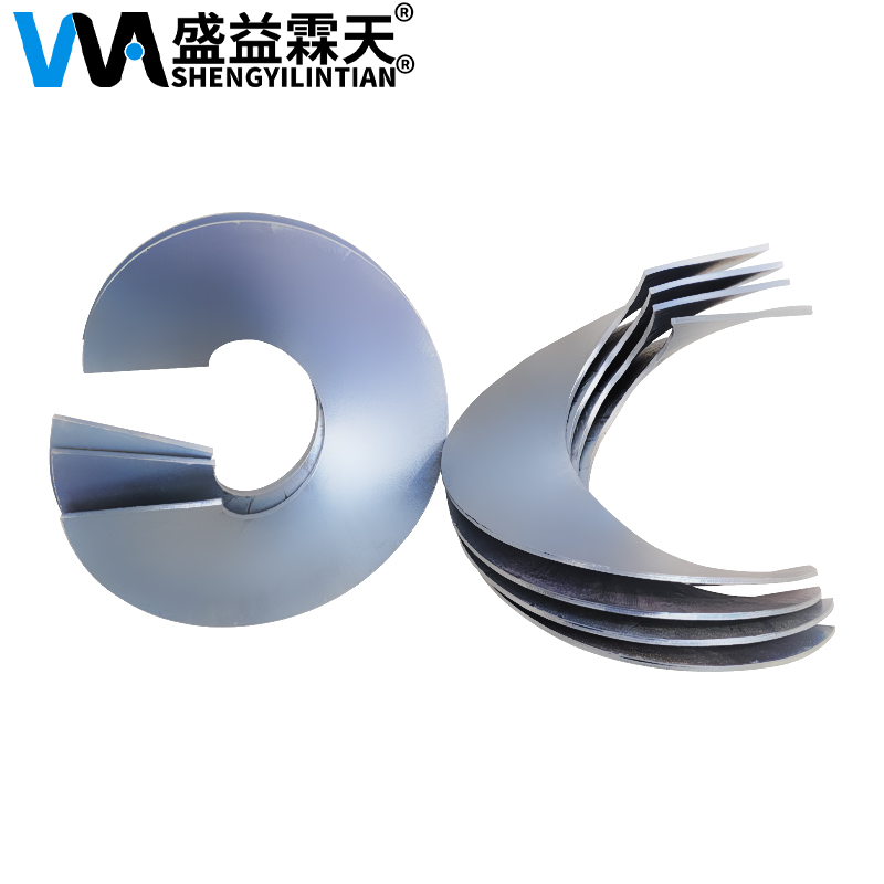 分段等厚螺旋叶片